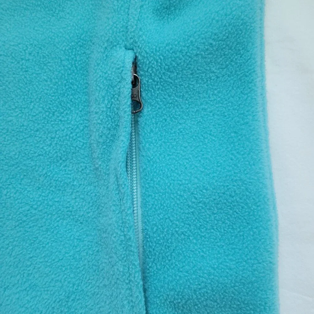 Columbia Kids Full-Zip Fleece Jacket Teal Large Minimalist